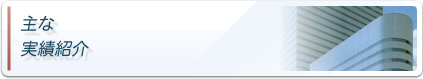 主な実績紹介